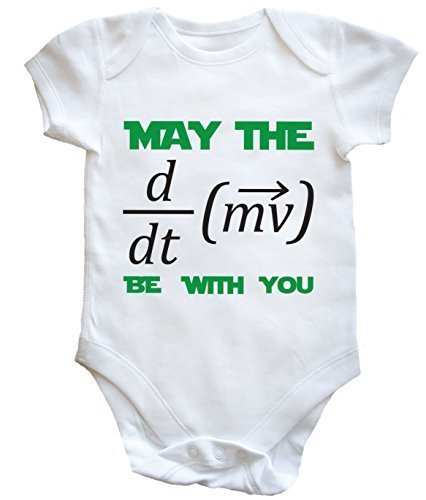 HippoWarehouse MAY THE FORCE BE WITH YOU baby vest boys girls