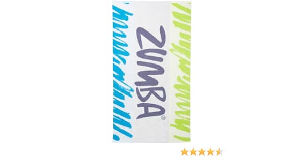 Zumba Fitness A0a00403 Serviette De Plage Blanc Cassé Taille