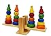 Toys of Wood Oxford Wooden Clown Ring Stacker and Balance Set