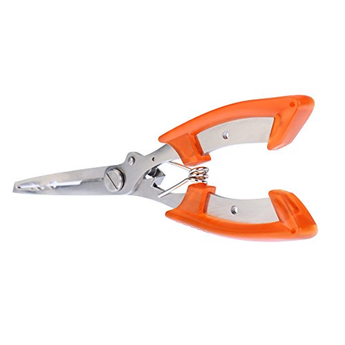 MadBite Multi-Funktions-Edelstahl-Fischen-Zangen Scheren Braid Cutters Haken-Entferner Angelschnur Schneider - 4