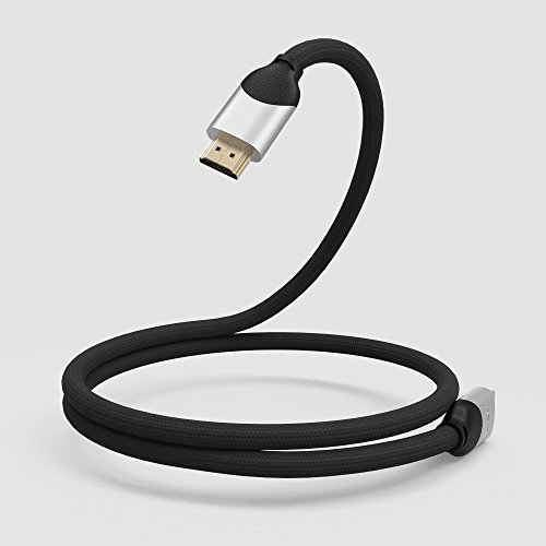 [Premium Zertifiziert] 4K HDMI Kabel 1.5 Meter / HDMI 2.0b, 21 Gbps, Ultra HD bei vollen 60Hz (keine Ruckler), HDR, 3D - 5