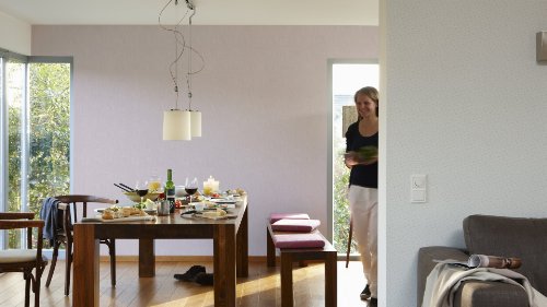 A.S. Creation 937672 Fleuri Pastel Unitapete, pastellviolett - 5