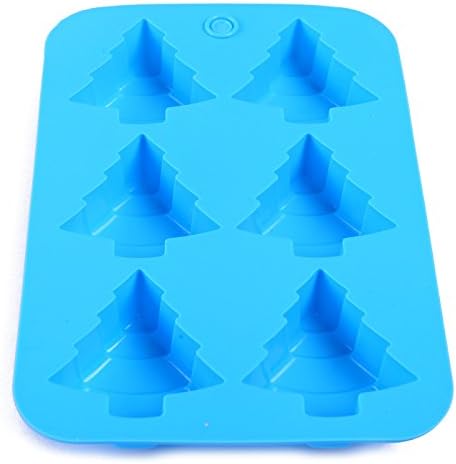 HDE Christmas Tree Silicone Ice Cube Tray Novelty Holiday Xmas Tree Shaped Chocolate Molding Ice Cube Party Mold