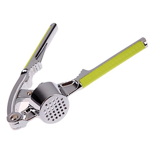 dekawei Edelstahl Knoblauchpresse Knoblauch Crusher, Walnuss, offene Werkzeuge, Knoblauch Drücken, Ingwer, Fleischwolf, Crusher, Chopper, Nussknacker grün - 7