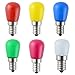 Produktbild AWE-LIGHT 6x LED Farbig Lampe 2Watt E14 Birne Beleuchtung Glühbirne Leuchtmittel Für Partybeleuchtung Biergartenbeleuchtung (Farbenfroh)