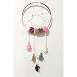Handgemachter Individualisieren Boho Chic Bohemien Kinder Traumfänger - Bommel und Quasten Traumfänger - Bohemien Wand Dekoration - Geschenk