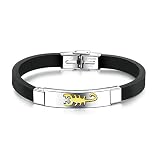 Aooaz Schmuck Edelstahl Armband für Männer Skorpion Gold Armkette Länge 21cm