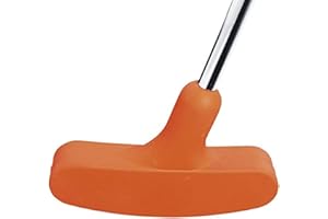 Longridge Gumowy kij golfowy dwukierunkowy putter - pomarańczowy, 69 cm