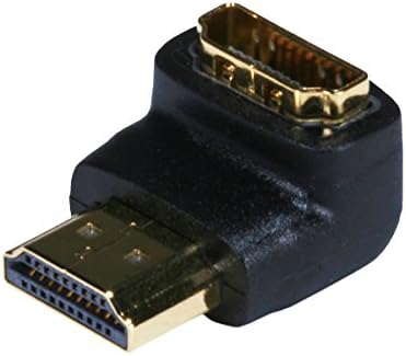 Monoprice HDMI Port Saver Male to Female - 90 Degree (103733)