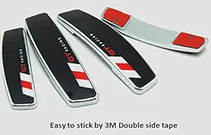 CLOUDSALE ; Your. Your Place GT Black Door Guard Protection for Cars