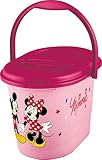 keeeper 1180055214100 karol "minnie" windeleimer mit deckel und tragegriff, rosa