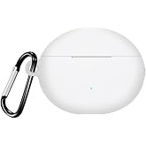 Nanospace HUAWEI FreeBuds 6i İle Uyumlu silikon tam koruma Kancalı kılıf (beyaz)
