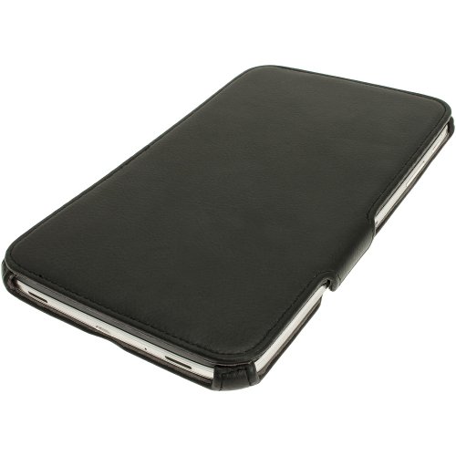 igadgitz Schwarz PU Ledertasche Hülle Cover für Samsung Galaxy Tab 3 8.0″ SM-T310 mit Multi Winkelbetrachtungs Stand + Auto Sleep/Wake + Integrierte Handschlaufe + Displayschutzfolie - 2