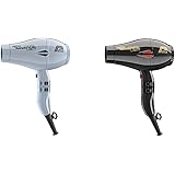 Parlux Advance Light Asciugacapelli Professionale, Ionic & Ceramic, 2200 W, Grigio (Ghiaccio) & Advance Light Asciugacapelli 