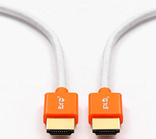 Ultra HD 4k HDMI Kabel 1.4a / 2.0 High Speed with Ethernet neues Kabel 3 fach geschirmt inkl. Stecker- und Kontaktschirmung 2160p Full HD 1080p 3D ARC CEC – 1m IBRA SLIM - 9