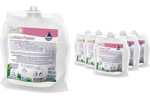 Deter Center Sutter Zero Lotion Foam Sapone lavamani Naturale in Schiuma Certificazione Ecologica Ecolabel - Cartone 6 Bags Ricarica da ml.800
