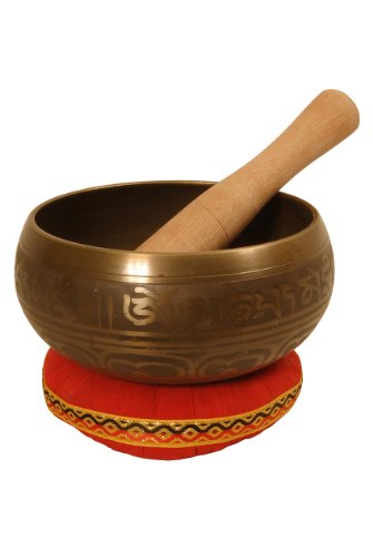 Preisvergleich Produktbild DOBANI verzierte Klangschale 5,25-Zoll