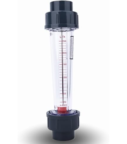 Flussometro Acrilico LZM-15G - Misuratore Portata Acqua, 0.5-5 GPM, Filettatura 1/2", Per Depurazione E Industria - Foto 2