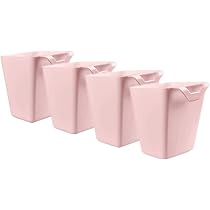 Lot de 4 porte-gobelets à suspendre, accessoires de chariot à roulettes, 11,9 x 10,2 cm, pots à crayons suspendus, pot à maquillage (rose) | Leroy Merlin Lot de 4 porte-gobelets à suspendre, accessoires de chariot à roulettes, 11,9 x 10,2 cm, pots à crayons suspendus, pot à maquillage (rose) | Leroy Merlin