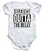 HippoWarehouse Straight Outta the Belly baby vest boys girls