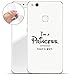 Produktbild Finoo | Huawei P10 Lite Weiche Flexible Silikon-Handy-Hülle | Transparente TPU Cover Schale mit Motiv | Tasche Case Etui mit Ultra Slim Rundum-Schutz | Princess White