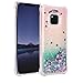 Produktbild Huawei Mate 20 Pro Glitzer Hülle, ToMoYi Handy Hülle Luxus Niedlich Flüssig Treibsand Quicksand Transparent Silikon Weich TPU Bumper mit Anti-Drop Schutzhülle Liquid Case für Huawei Mate 20 Pro