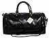 Produktbild Reisetasche Leder Damen Herren Sporttasche Weekender Board-tasche Echt-Leder Handgepäck-Tasche große Umhängetasche leichtes Duffel Bag Weekend Bordgepäck Leder-Tasche schwarz 05811