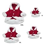SODIAL-R-Costume-del-cane-di-Natale-Angelo-Ala-Cappotto-per-cani-Abito-Santa-regalo-per-animali-domestici-Rosso-S