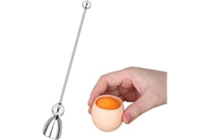 LA LLARETA Separatore Di Gusci d'Uovo, Taglierina Per Guscio d'Uovo, Rompi Guscio Uova In Acciaio Inossidabile, Attrezzo Da Cucina In Acciaio Inox, per Uova Alla Coque