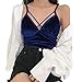 Produktbild CUTUDE Damen T Shirt, Bluse Kurzarm Loses lässiges Sommer Sexy Ärmellos V-Ausschnitt Beach Wear Weste Oberteil Top Mode 2019 (Blau,Medium)