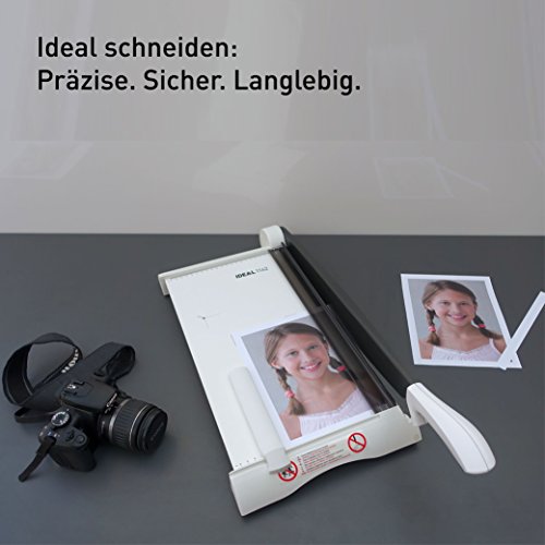 Ideal 1142 Hebelschneider, Schneidemaschine für Papier bis DIN A3 (250 x 430 mm, Schnittlänge 430 mm, 15 Blatt Kapazität) - 5