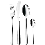 Das Besteckset wird in einer hochwertigen Besteckkassette geliefert. Die Abbildung auf dem Geschenkkarton ist bei allen WMF Bestecken einheitlich geführt (Modell Corvo mattiert)