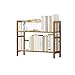 Produktbild GLJJQMY Bücherregal Regal Multi-Layer-Boden Bücherregal Bamboo Table Shelf Storage Shelf Bücherregal (Size : 70cm)