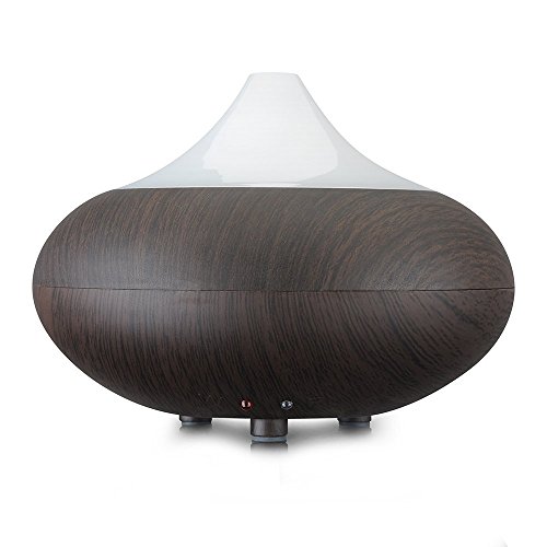 Aussel Elektroaromatherapie ätherisches Öl Aroma Diffuser Luftbefeuchter mit Farbe LED-Licht und Auto Off für Haus, Auto, Büro, Yoga oder Reise Große Geschenk Idee