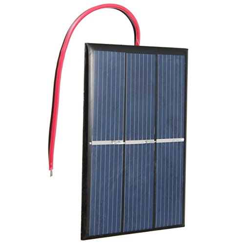 0.65W 1.5V 0-300mA Mini Solar-Panel mit Draht