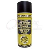 Aparejo de alto espesor. Spray técnico de pintura - GRIS OSCURO - RAL 7021 - 400 ml . Wetor 907
