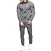 Produktbild MEIbax Herren Sweatshirt Top Hosen Sets Sport Anzug Trainingsanzug Basic Pullover Mantel Jacke