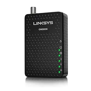 Linksys DOCSIS 3.0 8x4 Cable Modem Certified with Comcast Xfinity, Time Warner Cable, Charter, Cox, Cablevision, and more (CM3008)