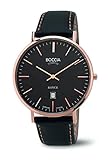 Boccia Herren-Armbanduhr Analog Quarz Leder 3589-05