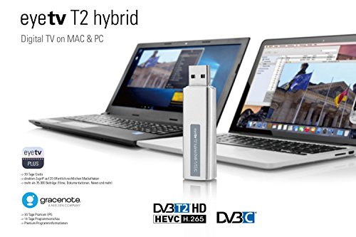 Geniatech GT-1T220160401 EyeTV T2 Hybrid Signal Empfänger mit Standards DVB-T/T2/T2 HD HEVC, weiß - 2