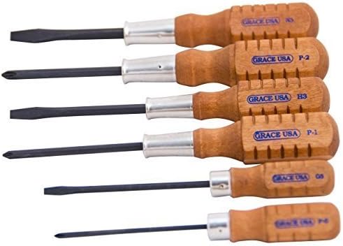 Grace USA - Home Care Screwdriver Set - HCS6 - Gunsmithing - Screwdrivers - 6 piece - Home Care Tools &amp; Accessories by Pro Ears