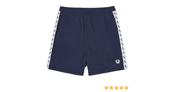 Fred Perry Uomo pantaloncini da bagno nastrate XXL Navy : Amazon.it:  Abbigliamento