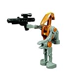 Lego Star Wars Figur Rocket Battle Droid Commander orange Jetpack Waffe 8086 F56 - Lego