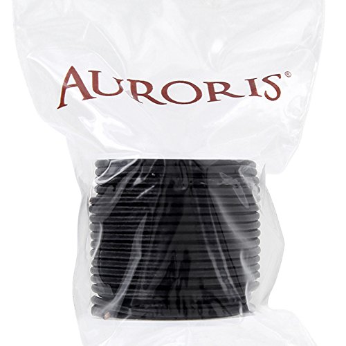 Auroris 10 m Rolle Lederband, rund Durchmesser 3 mm, schwarz - 2