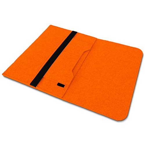 Schutzhülle Sleeve Cover Laptop Hülle für Lenovo Yoga 910 / 900 / 900S / 510S / 710S / 720 Filz Case Tablet Bag Filztasche Notebook von UC Express® , Farben:Orange - 6