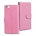 Produktbild iPhone 6s Plus, 6 Plus Bookstyle Hülle, Conie Mobile PU Leder Schutzhülle Handytasche Bookcase Tasche Premium Klapphülle in Rosa