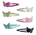 Smile YKK 3 Pairs Cartoon Girls Kids Hairpin BB Snap Clips Bobby Pins Butterfly