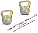 Produktbild Vinyl Kettlebell Paar 4 kg, kettle Bell 2 x 4 kg Paar GRATIS Kettlebell Workout-DVD