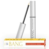 BANG Eyebrow Serum - Bolder Brows in 2 - 4 Weeks With Peptides + Argan Oil and Castor Oil - From the Hair Growth Experts at Nourish Beaute