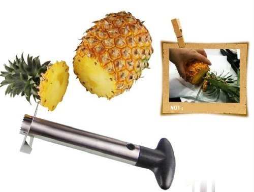 statko® Edelstahl Ananasschneider, Schäler und Entkerner – Über 500 positiven Bewertungen auf Amazon. Com – USA Seite (siehe Hinweis unten) (7,5 cm Klinge) - 2